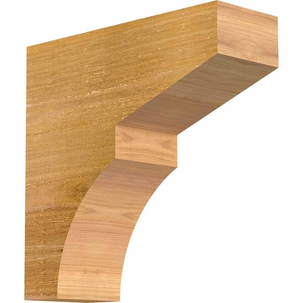 Ekena Millwork Monterey Rough Sawn Rafter Tail, Western Red Cedar, 4"W x 12"H x 12"L RFT04X12X12MON00RWR - main